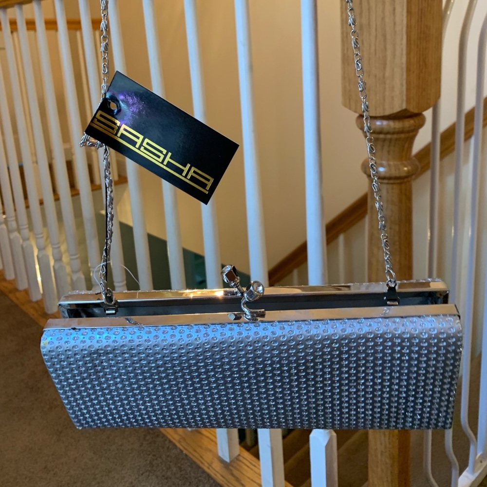 Silver Evening Bag